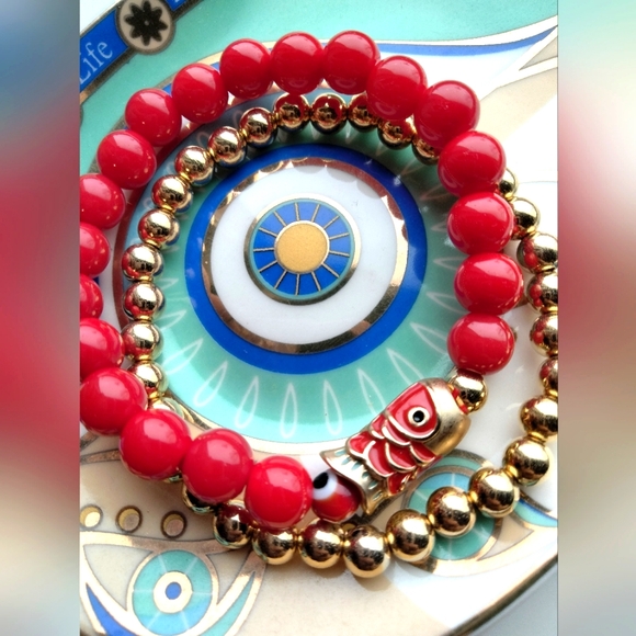 Handmade Beaded Bracelet. NWOT. - Picture 1 of 2